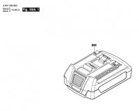 Bosch 2 607 336 753 --- Slide-In Accu Package Spare Parts